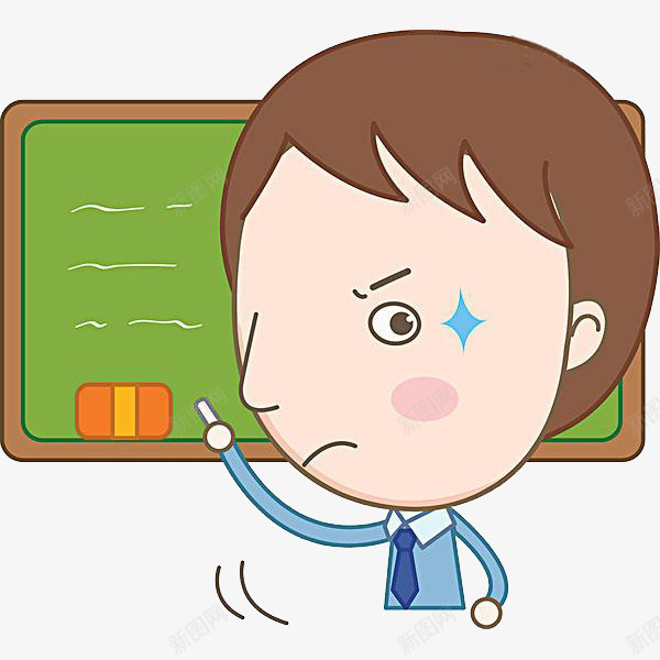 讲课的老师png免抠素材_88icon https://88icon.com 严肃的 卡通 板擦 男人 简笔 绿色 老师 黑板