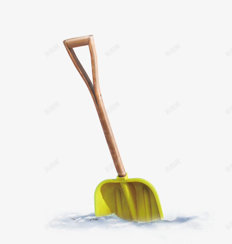 雪地中的铲子png免抠素材_88icon https://88icon.com 冬 卡通 铲子 雪地 黄色