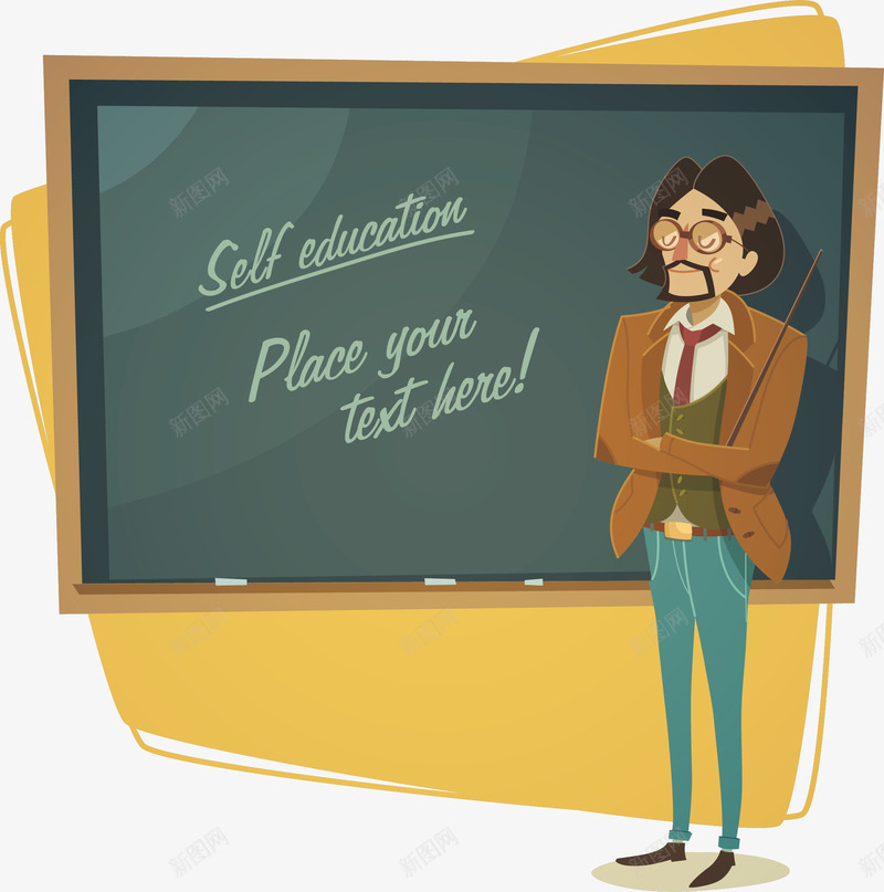 卡通教室讲台png免抠素材_88icon https://88icon.com 办公用品 学校 小黑板 教室讲台 智慧教室 模板 课桌