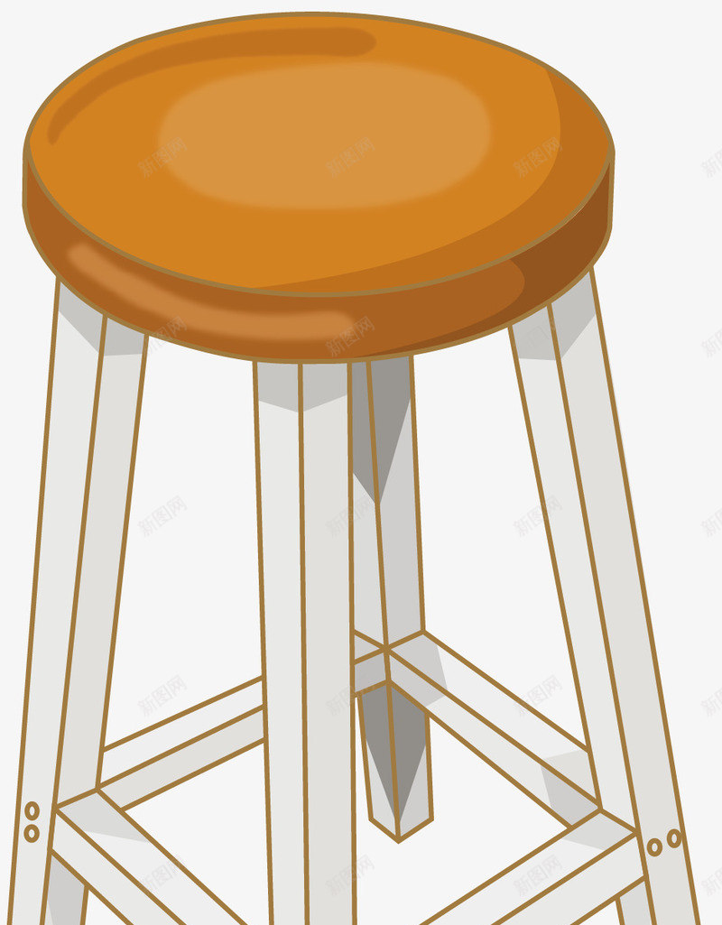 凳子png免抠素材_88icon https://88icon.com png 木质 板凳 椅子 矢量素材