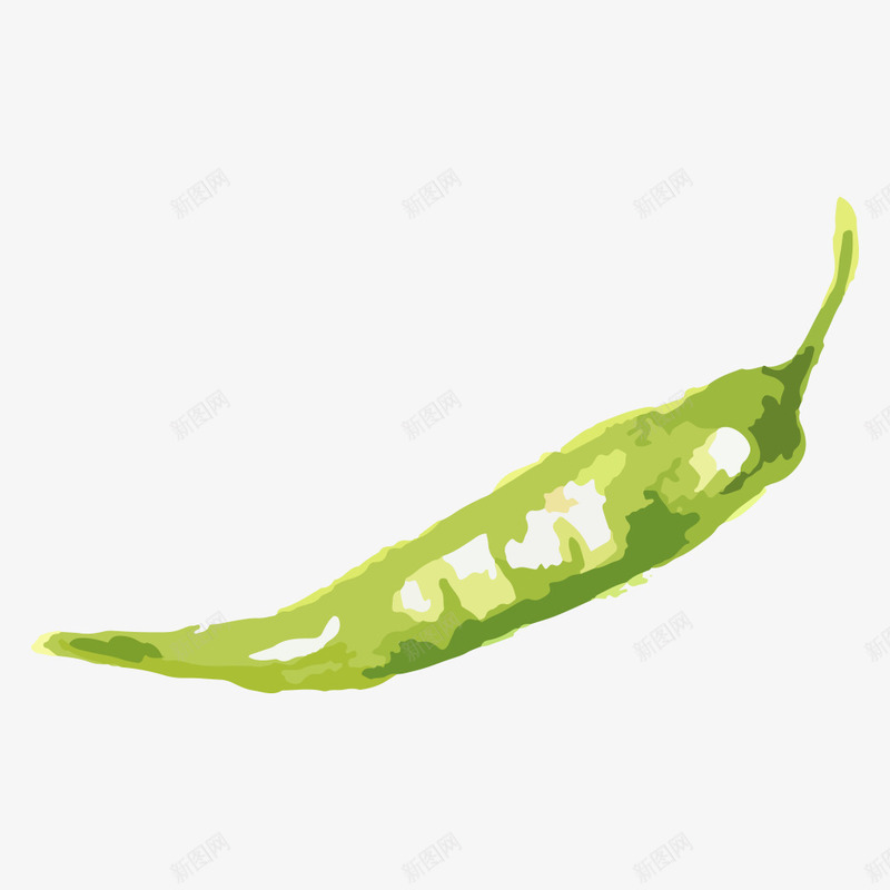 水彩绿辣椒png免抠素材_88icon https://88icon.com 手绘绿辣椒 手绘蔬菜 水彩绿辣椒 素描 线描 绘画 绿辣椒 蔬菜