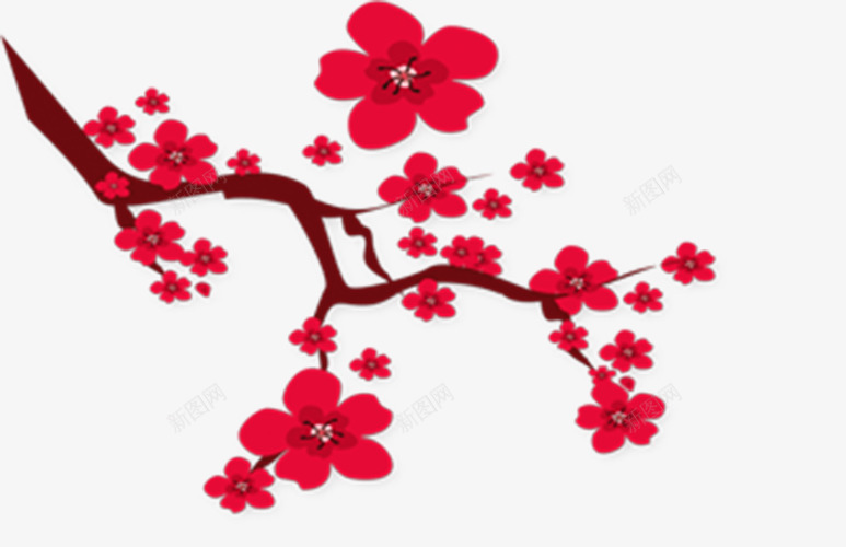 腊八腊梅中国画装饰png免抠素材_88icon https://88icon.com 中国画 免抠 免抠下载 古风 手绘 腊八节 腊梅 装饰