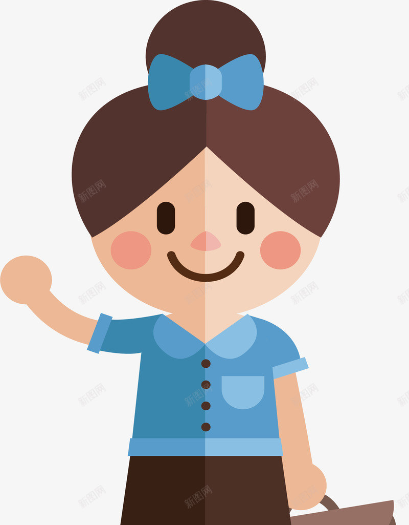 丸子头可爱女学生png免抠素材_88icon https://88icon.com 丸子头 可爱女生 女学生 开学季 新生入学 矢量png