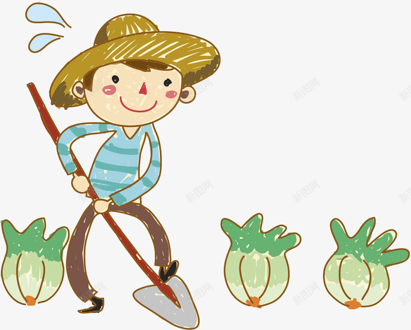 拿着铁锹劳作的男人png免抠素材_88icon https://88icon.com 农民 农民劳作 劳作的 卡通 大白菜 帅气的 男人 铁锹