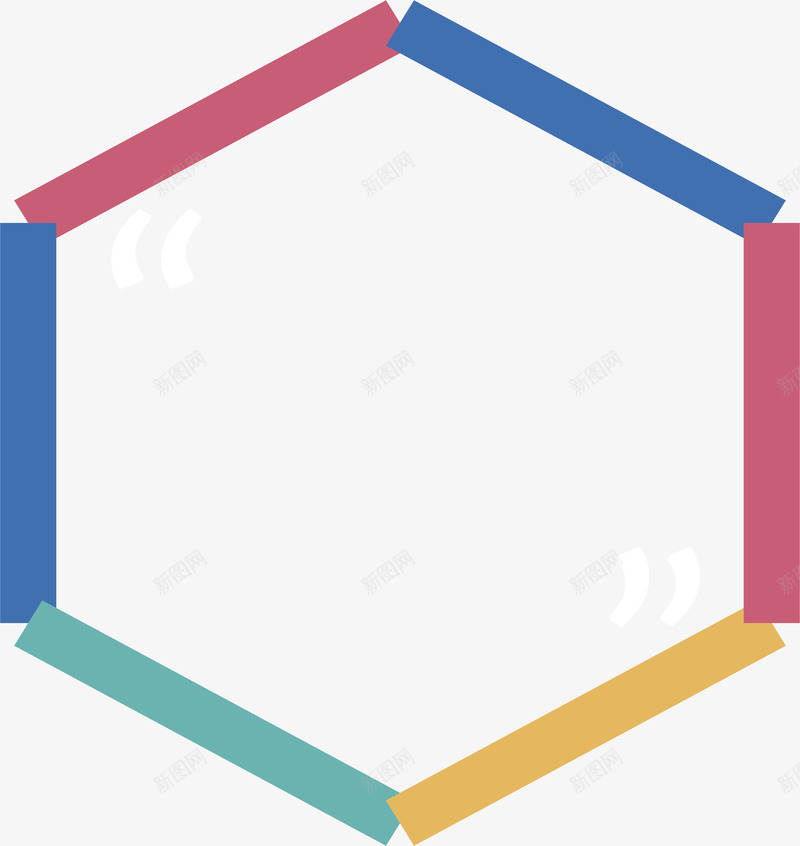 彩色六边形拼接边框矢量图eps免抠素材_88icon https://88icon.com 六边形 拼接边框 矢量素材 线性 线性边框 矢量图