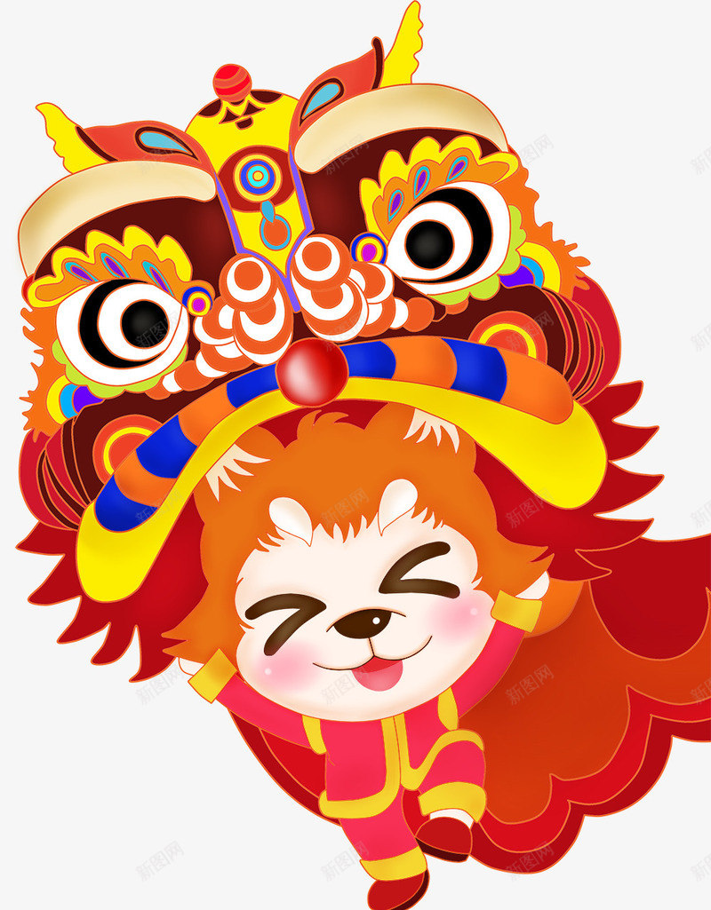 狗年舞狮png免抠素材_88icon https://88icon.com 吉祥如意 天狗保平安 形象设计 春节 欢腾 狗年吉祥 狗年吉祥物 狗年旺旺 狗年行大运 舞狮