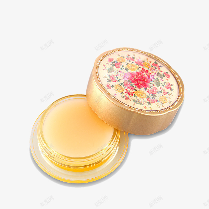 打开Whoo后润唇膏平纹唇膏png免抠素材_88icon https://88icon.com Whoo后 产品实物 平纹唇膏 打开 润唇膏 金色壳