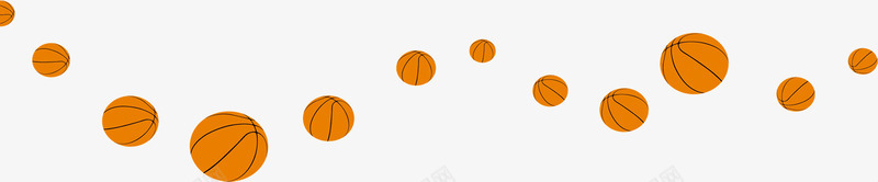 篮球漂浮曲线分割线png免抠素材_88icon https://88icon.com 分割线 曲线 漂浮 篮球
