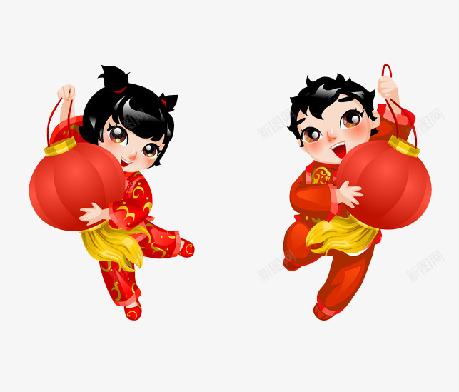 手拿红灯笼的孩子png免抠素材_88icon https://88icon.com 喜庆 喜悦 年味 快乐 恭祝新年 拜年 新年 春节 欢乐 欢喜 红灯笼 过年