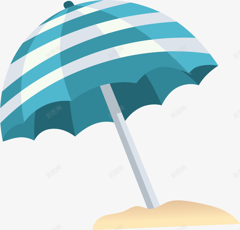 夏日海滩绿色阳伞矢量图ai免抠素材_88icon https://88icon.com 海滩 海滩阳伞 矢量png 绿色阳伞 遮阳伞 阳伞 矢量图