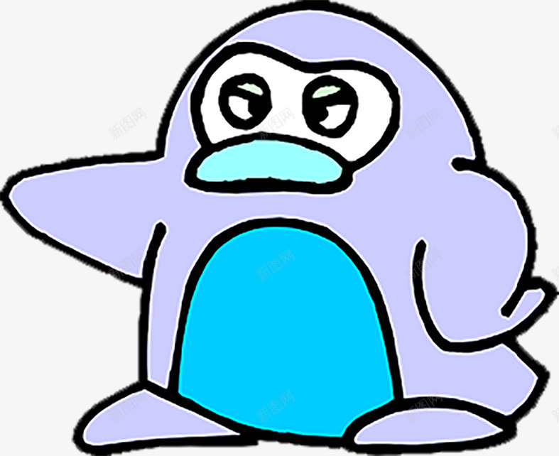 企鹅卡通插画png免抠素材_88icon https://88icon.com 企鹅 卡通 插画 素材