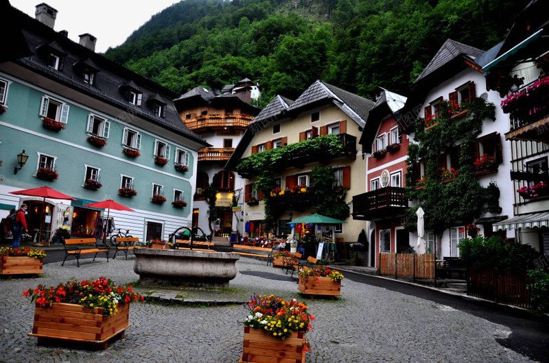 奥地利哈尔施塔特风景三png免抠素材_88icon https://88icon.com 奥地利 旅游景点 自然美景