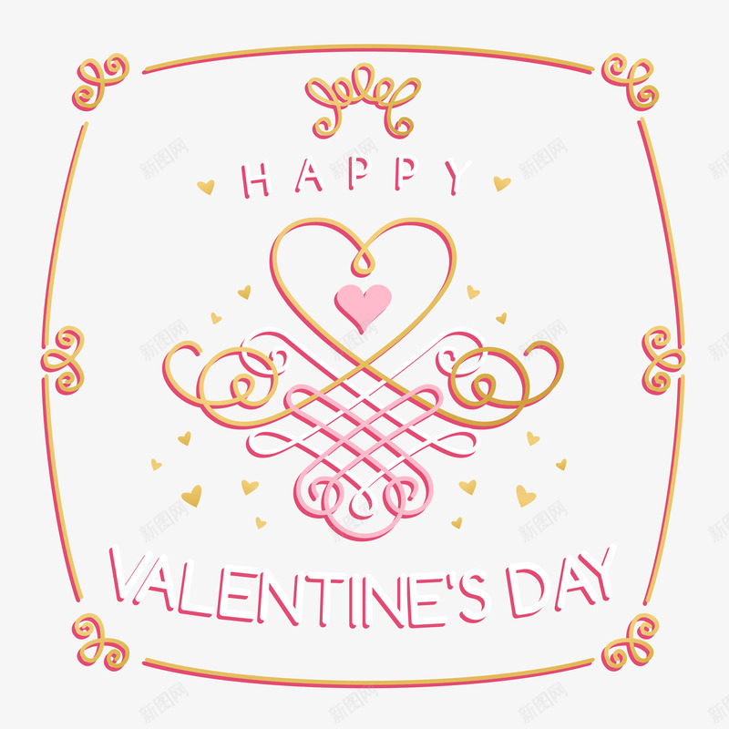 中国结边框矢量图ai免抠素材_88icon https://88icon.com 214情人节 七夕 中国结 婚庆 婚庆海报 婚庆爱心 心形 情人节 情人节卡片 情人节海报 情感 爱情 节日 节日背景 英文艺术字 矢量图