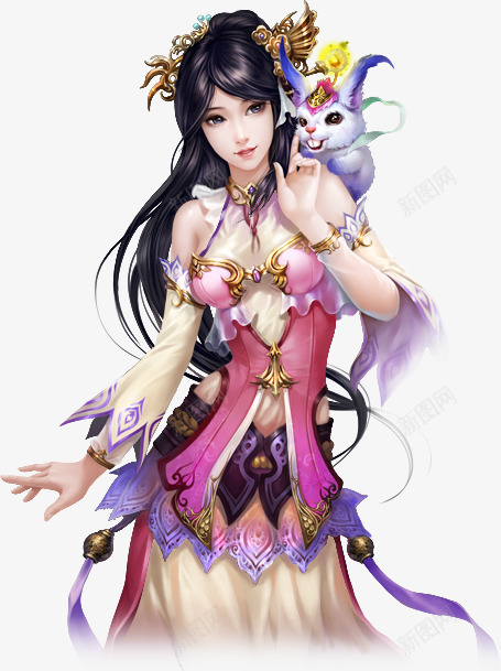可爱服饰游戏女生png免抠素材_88icon https://88icon.com 可爱 女生 服饰 游戏
