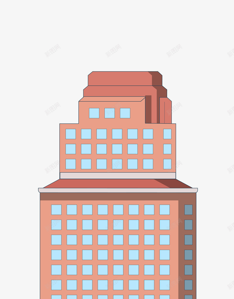手绘楼房样式插画装饰矢量图ai免抠素材_88icon https://88icon.com 卡通房子 城市建筑背景 大楼 文明城市风景 楼房样式 矢量图 高楼 魅力城市