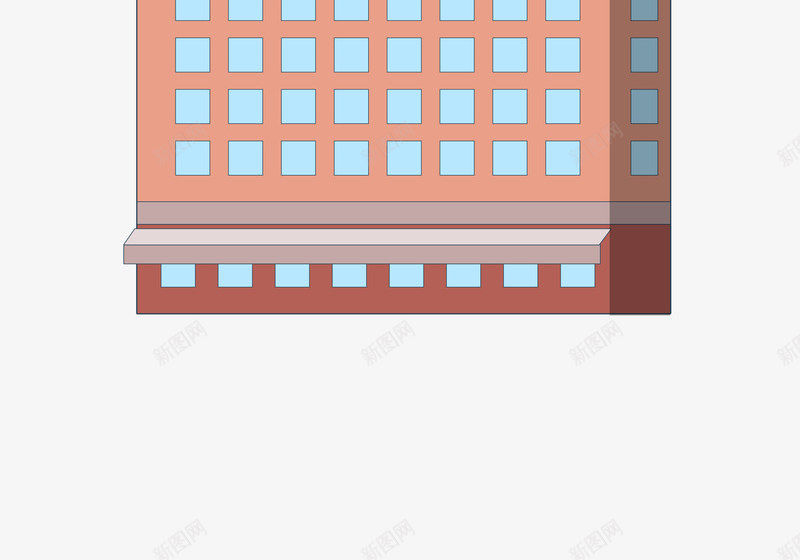 手绘楼房样式插画装饰矢量图ai免抠素材_88icon https://88icon.com 卡通房子 城市建筑背景 大楼 文明城市风景 楼房样式 矢量图 高楼 魅力城市