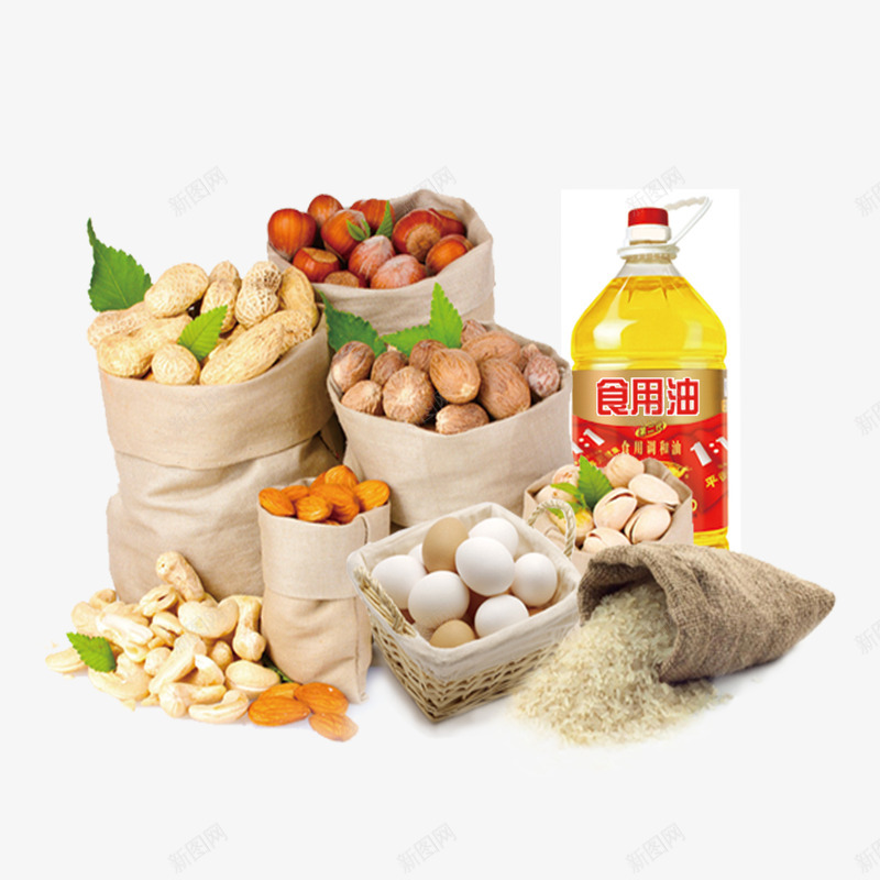 超市特卖促销psd免抠素材_88icon https://88icon.com 谷物杂粮 食用油 鸡蛋