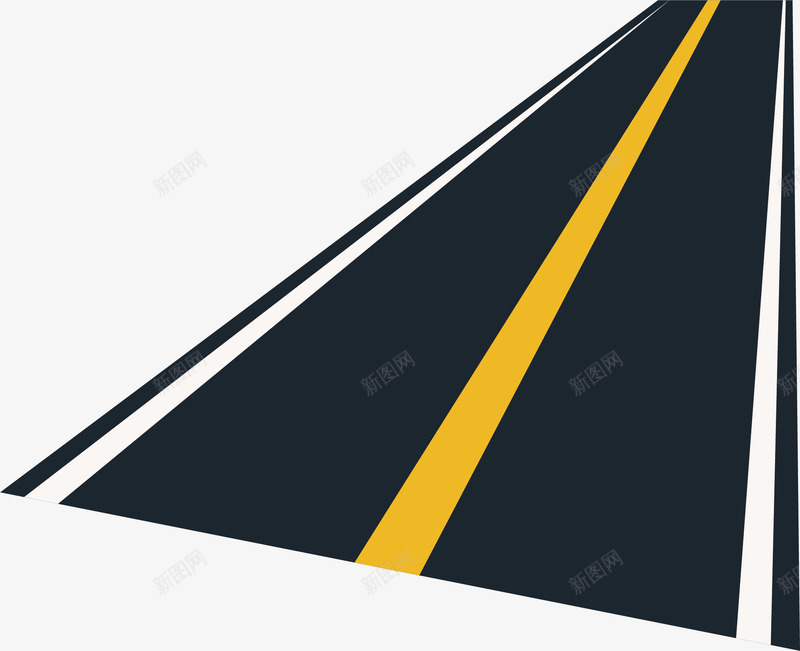 卡通油漆路png免抠素材_88icon https://88icon.com 公路 卡通公路 卡通马路 沥青路 油漆路 路 马路 高速路