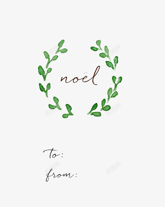 水彩文艺小草png免抠素材_88icon https://88icon.com 卡通 叶子 小草 手绘 插画 文艺 植物 清新 绿色 花环