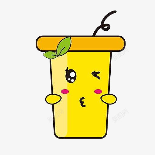 黄色可爱奶茶插画png免抠素材_88icon https://88icon.com 下午茶 卡通手绘 可爱 奶茶 奶茶插画 招牌奶茶 果汁饮品 饮料 黄色