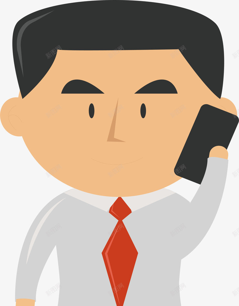 打电话的工作人员矢量图ai免抠素材_88icon https://88icon.com 创意 各职业人员 商务 工作 工作人员 工作人物 电话 矢量图