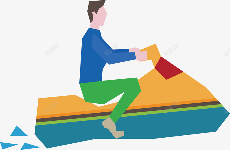 海边度假骑摩托艇的人png免抠素材_88icon https://88icon.com 摩托艇 水上摩托艇 水上运动 矢量png 运动 骑摩托艇