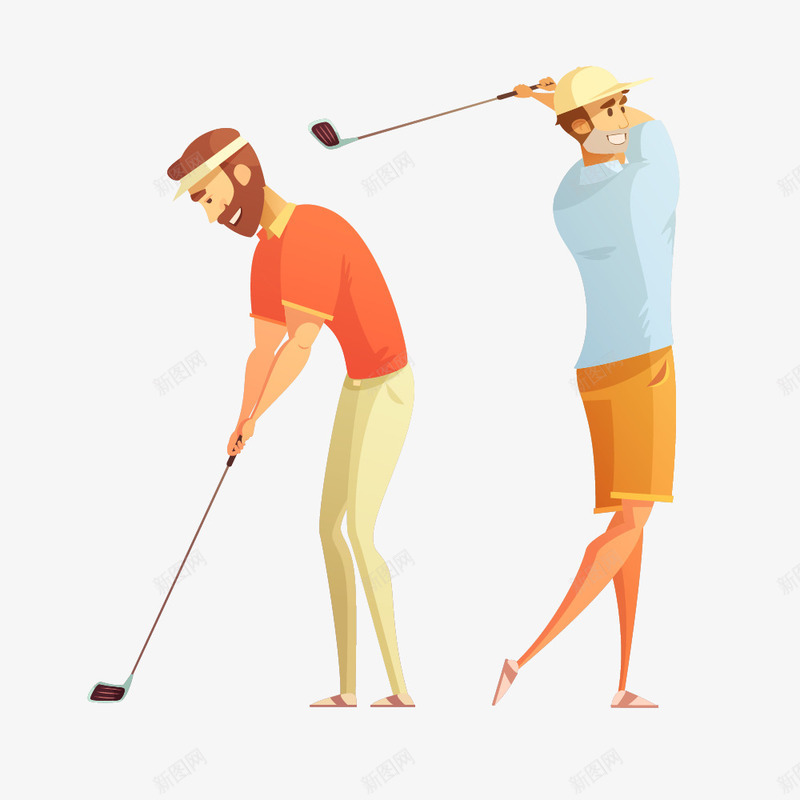 打高尔夫的人png免抠素材_88icon https://88icon.com 人物 健身 娱乐 运动 高尔夫