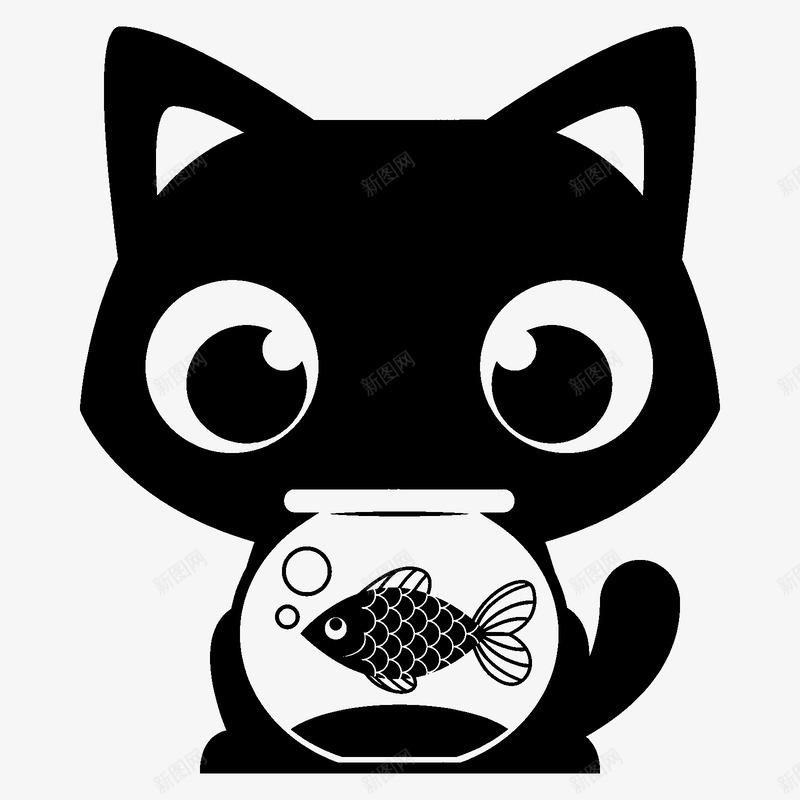 小猫与小鱼png免抠素材_88icon https://88icon.com PNG PNG素材 剪影 卡通 卡通插画 卡通猫 卡通鱼 小猫钓鱼 手绘 本子封面 本子封面图片 海报 海报素材 猫 矢量单个 矢量单个素材 矢量素材 钓鱼 钓鱼杆 鱼 黑白