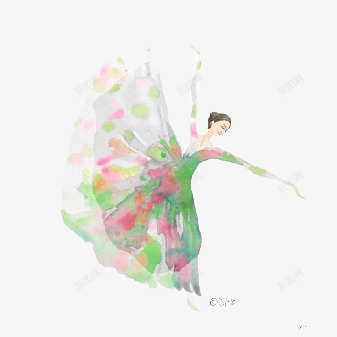 手绘舞蹈女孩png免抠素材_88icon https://88icon.com 卡通 卡通插画 女孩 手绘 舞姿 舞蹈 芭蕾舞 跳舞