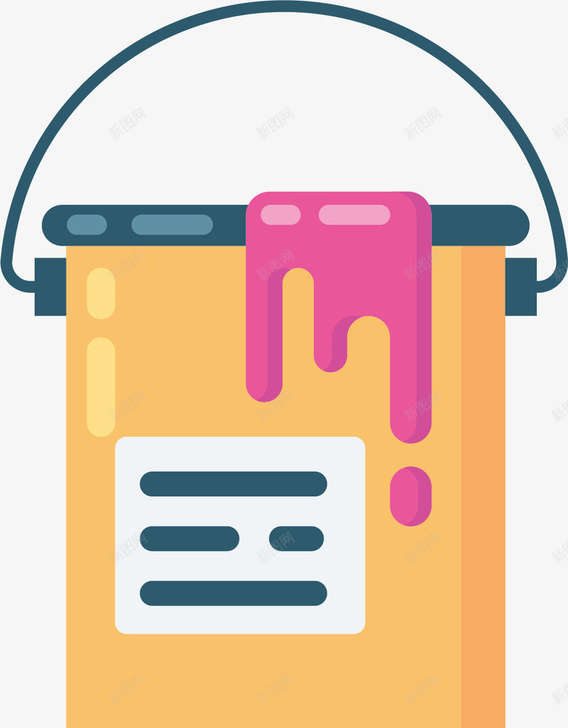 彩色卡通风格油漆桶矢量图eps免抠素材_88icon https://88icon.com 卡通油漆桶 卡通风格 彩色 彩色油漆桶 扁平风格 油漆颜料 矢量图