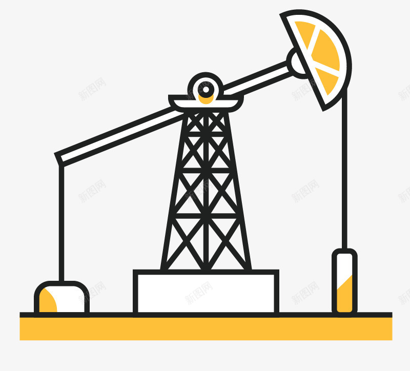 钻井器械正在工作png免抠素材_88icon https://88icon.com 器械 插图 正在工作 能源 钻井