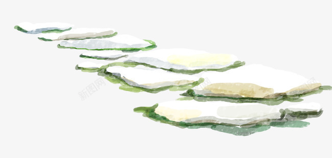 插画小路png免抠素材_88icon https://88icon.com 土路 小路 山石 山路 手绘 路