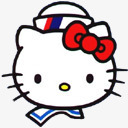 头戴红蝴蝶结卡通小猫咪png免抠素材_88icon https://88icon.com 卡通 蝴蝶结