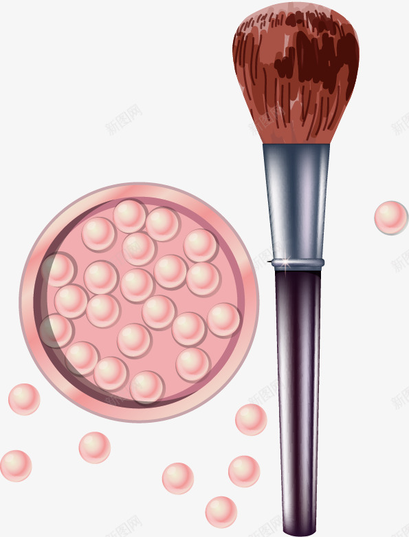 唯美手绘化妆品png免抠素材_88icon https://88icon.com 化妆品 唯美 女生 手绘 粉底