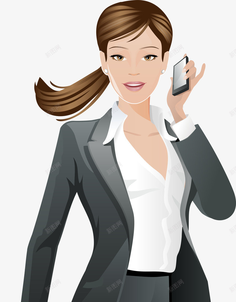 白领美女插画png免抠素材_88icon https://88icon.com EPS格式 卡通人物插画 卡通商务人士 卡通职业人物 商务插画 商务美女插画 漫画 白领 矢量人物 矢量素材 职业人物 职业女性 西装女