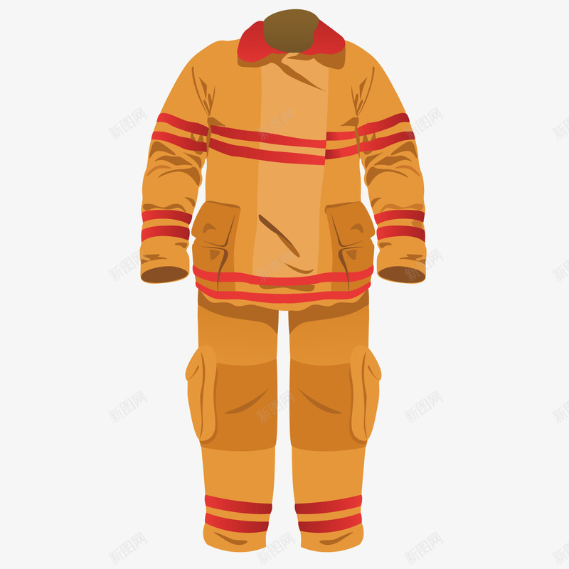 精美消防服png免抠素材_88icon https://88icon.com 服装 消防员 精美