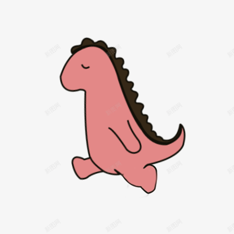 可爱粉色卡通恐龙png免抠素材_88icon https://88icon.com 卡通 可爱 恐龙 情侣 插画