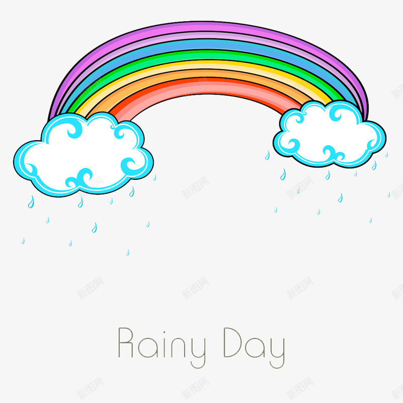 雨中彩虹天气预报png免抠素材_88icon https://88icon.com 天气 彩虹 雨 预报