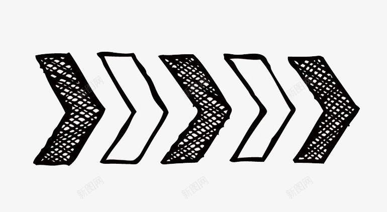 黑白铅笔卡通手绘箭头png免抠素材_88icon https://88icon.com 卡通 填色练习 手绘 箭头 素描导向 线型箭头 装饰 铅笔纹理 黑白