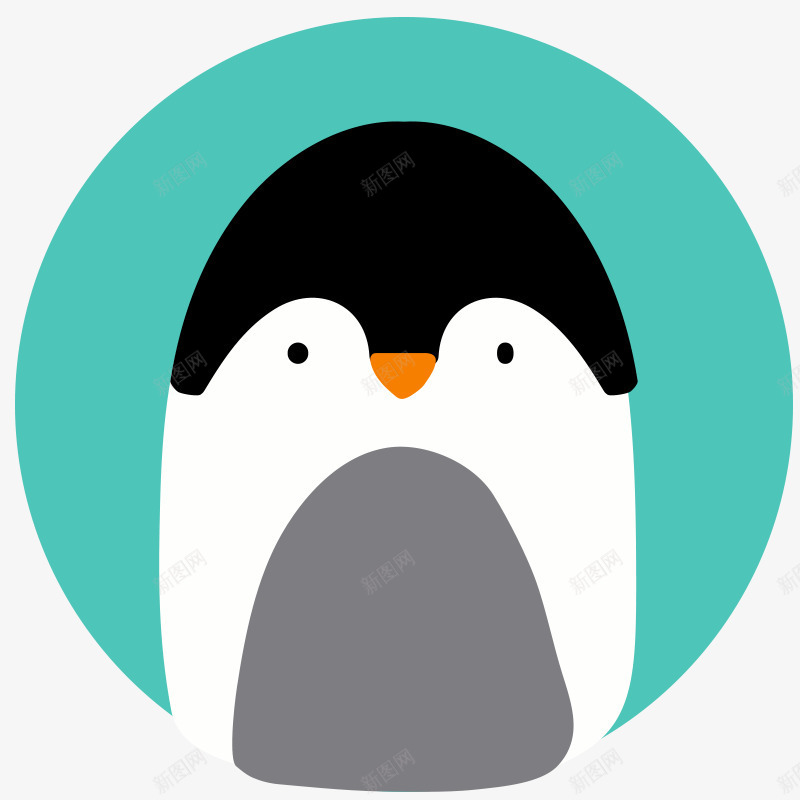 卡通插画母婴背景可爱png免抠素材_88icon https://88icon.com 企鹅 动物 动物园 动物头像 卡通 可爱风格 插画 母婴背景素材 童趣 贴纸