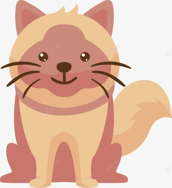 卡通猫图案png免抠素材_88icon https://88icon.com 卡通猫 小花猫 猫 猫脸 花猫