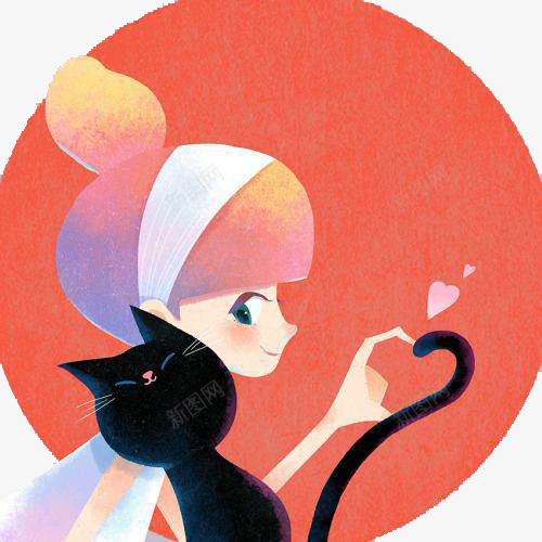 可爱迷人的小女巫png免抠素材_88icon https://88icon.com 女巫 小插画 小猫 手绘插画 浪漫 温馨 简约