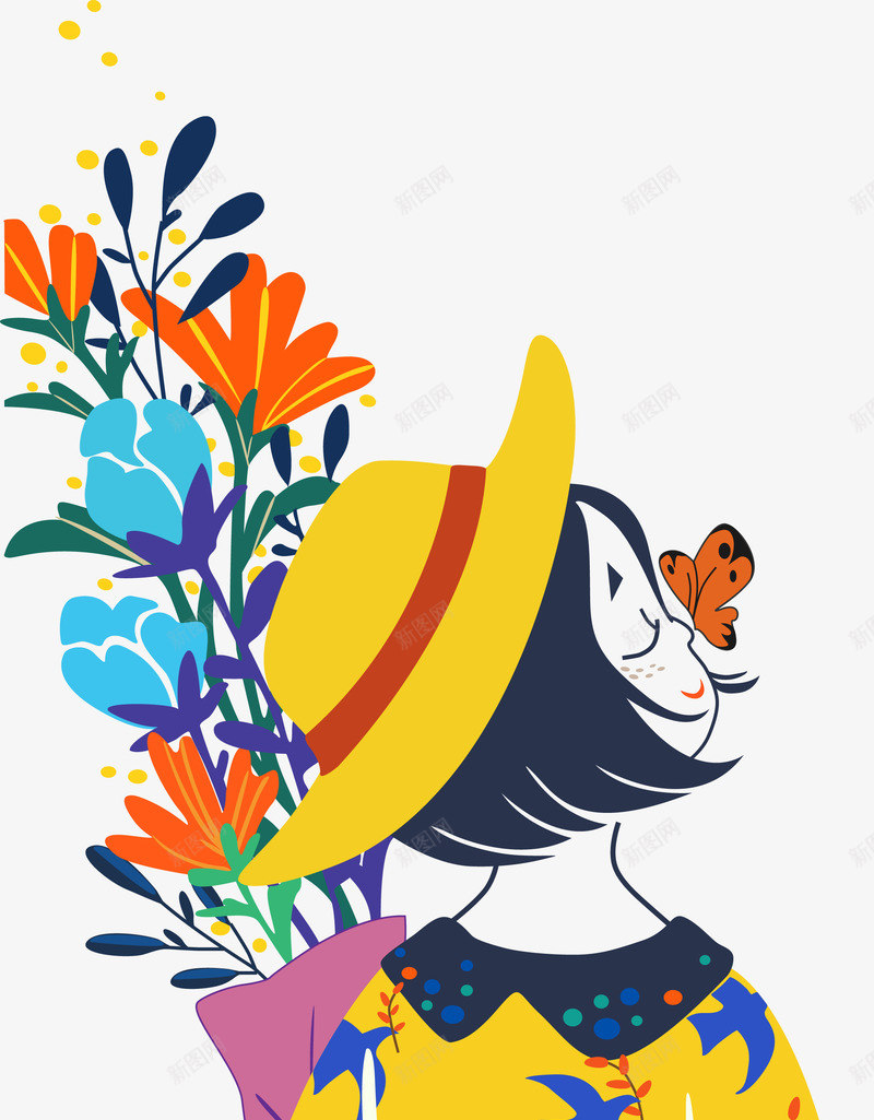 可爱的短发女孩png免抠素材_88icon https://88icon.com 可爱 女孩 女生 短发