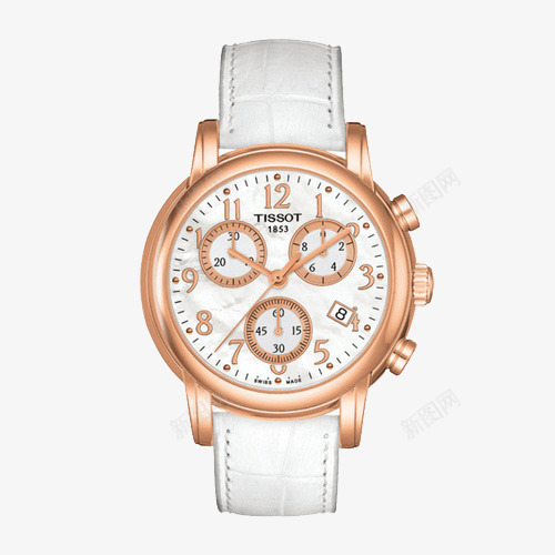 皮带石英女表png免抠素材_88icon https://88icon.com TISSOT 产品实物 天梭 手表韵驰系列