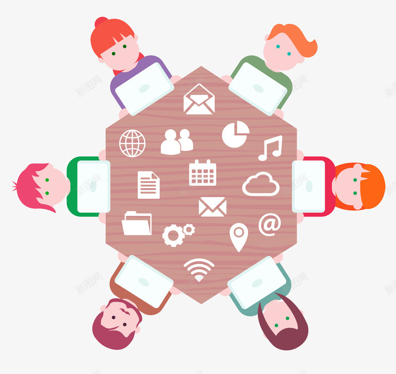 关于团队合作图表png免抠素材_88icon https://88icon.com 合作 团队 图表 平面 素材