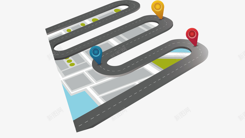 卡通沥青马路png免抠素材_88icon https://88icon.com 卡通公路 卡通马路 沥青路 沥青马路 油漆路 马路 高速路