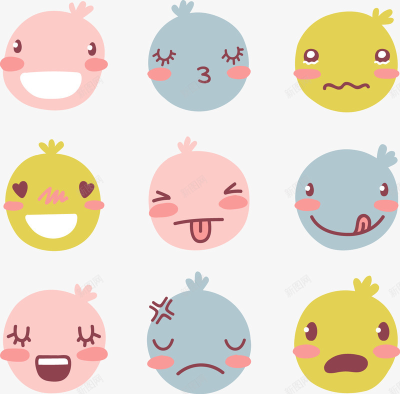 可爱包子有趣表情图案png免抠素材_88icon https://88icon.com 创意灵感 动漫插画 卡通 可爱搞笑 恶搞 搞笑 有趣图案 有趣表情图案