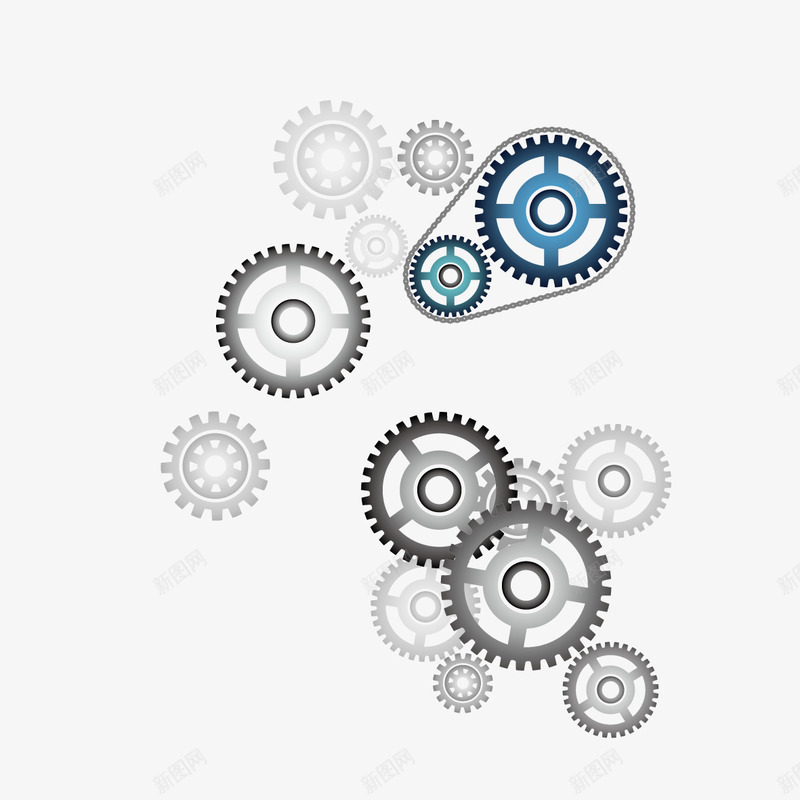 齿轮装饰图案矢量图ai免抠素材_88icon https://88icon.com 矢量齿轮 齿轮 齿轮图案 矢量图
