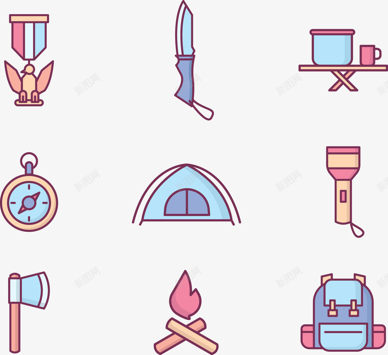 探险家野生木森林野营生存工具png免抠素材_88icon https://88icon.com 探险家 森林 生存 野营