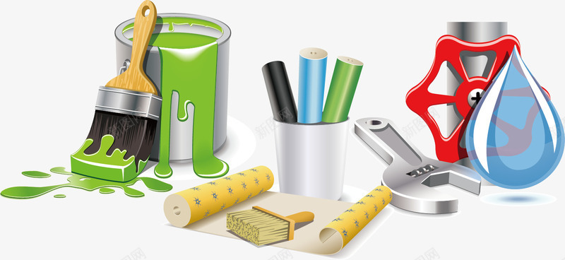 油漆笔筒工具促销背景png免抠素材_88icon https://88icon.com 促销 促销工具 促销背景 工具 工具背景 油漆 油漆工具 油漆背景 笔筒